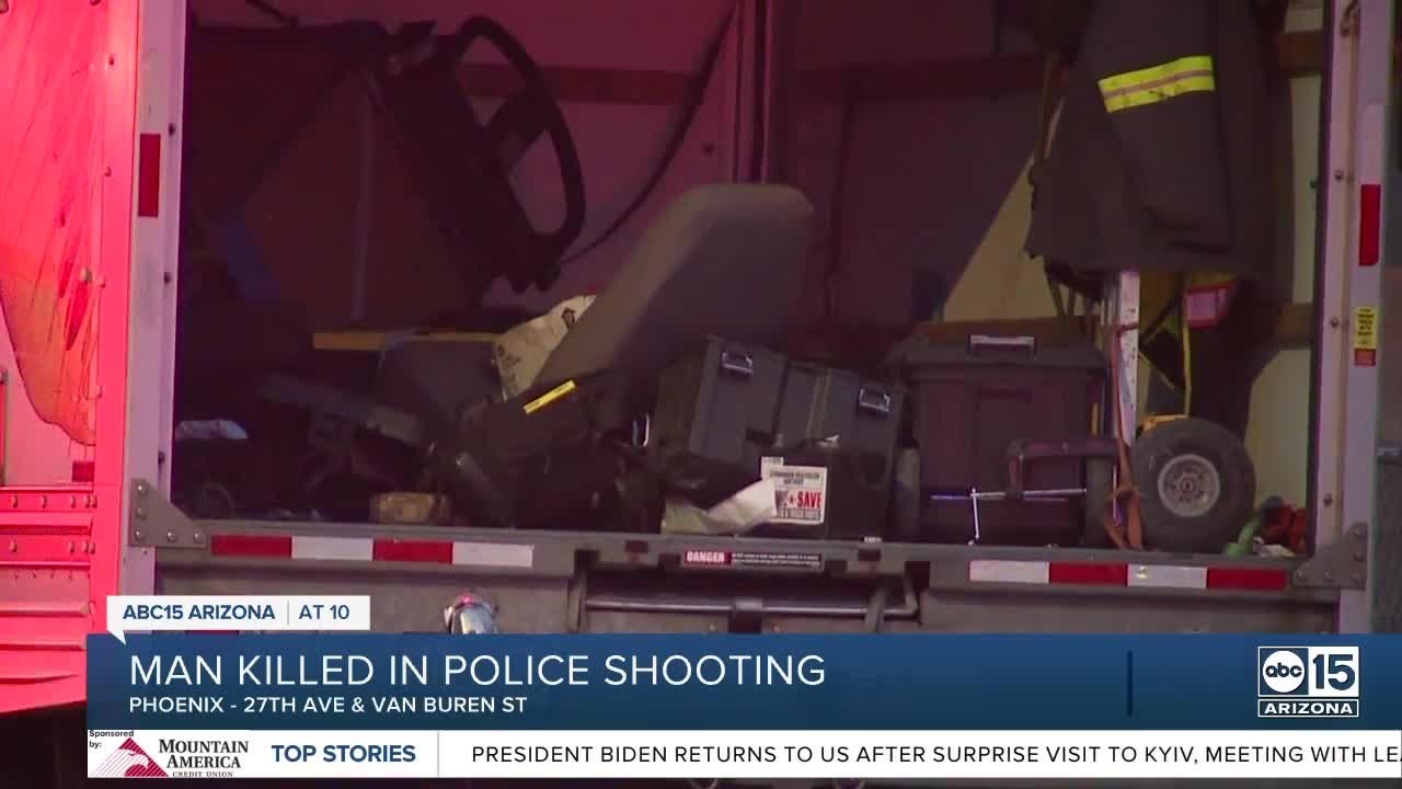 Man dies from injuries after shooting with police near 27th Ave and Van ...