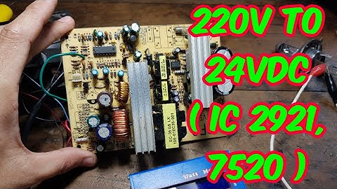 MOD NGUỒN ATX CHẠY IC 2921, 7520 TẠO ÁP RA TỪ 1,5V ĐẾN 24V