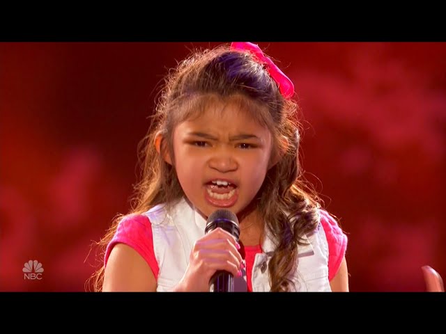 Angelica Hale, 10 - Girl On Fire - Best Audio - America's Got Talent - Judge Cuts - July 18, 2017 class=