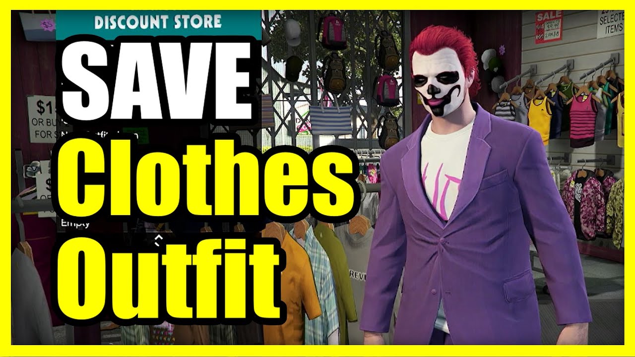 How To Save Your Outfit And Clothes In GTA 5 Online YouTube 