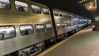 Metra train in Bartlett
