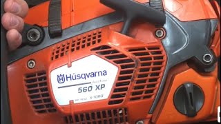 Replacement of gaskets at Husqvarna 560 xp part 1