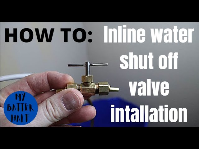 How to Disconnect Refridgerator Water Line--Easy!! 
