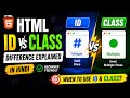 Difference Between ID and Class in HTML | Beginner Tutorial