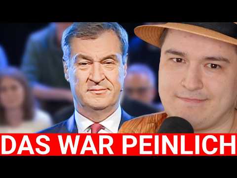 Die Arena – eure Fragen an Markus Söder @tagesschau #reaction