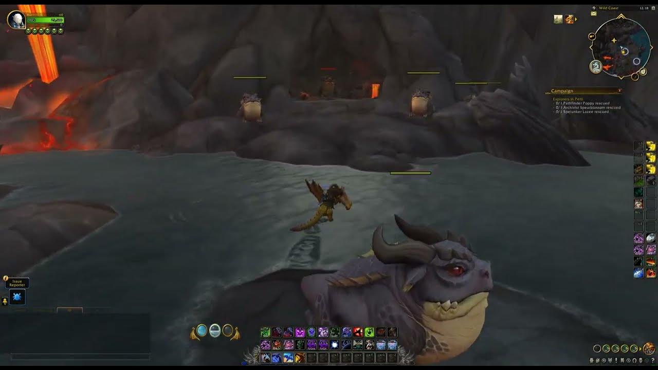 Ancient Hornswog Rare Location, WoW Dragonflight YouTube