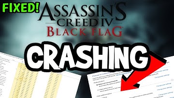 How To Fix Assassins Creed Black Flag Crashing! (100% FIX)