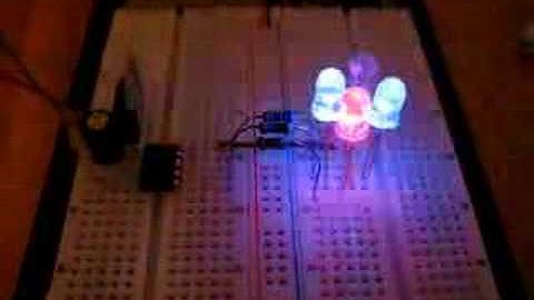 First test with a PIC