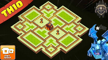 The ULTIMATE TH10 Base Design! Anti-Everything & Loot Safe!