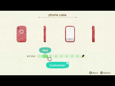 How to change your Nook Phone Case Color and Design in Animal Crossing: New Horizons