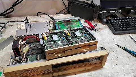 NEC PC-9801UV2 Part 2: Floppy Drive Semi-repair and Memory Configuration