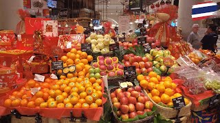 【4K THAILAND】Gourmet Market Bangkok | 2025 Chinese New Year Shopping | Bangkok Supermarket Tour