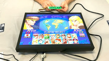 RGB LCD Arcade Monitor Setup - Arcooda 20inch HD 4:3 Screen