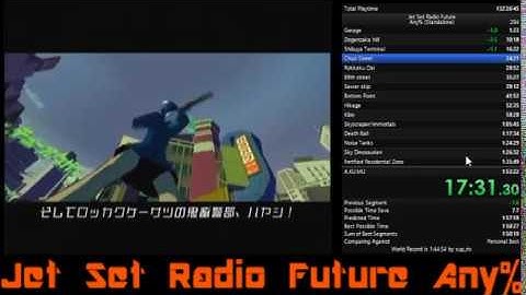 (Outdated) JSRF: Jet Set Radio Future: Any% Speedrun Personal Best 1:52:58