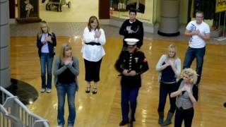 US  Marine Comes Home From Afghanistan, Surprises Dad