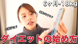 【6ヶ月-18kg】ダイエットの始め方がわからないなら、これをみて！！すぐにできること3選