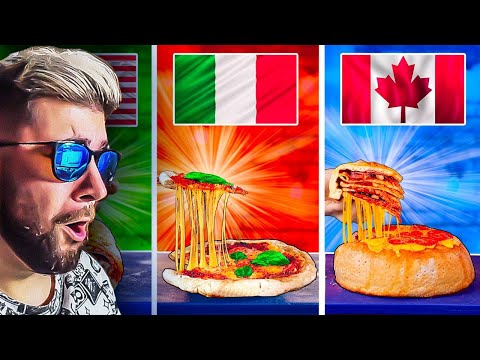 Американская Пицца Vs Итальянская Пицца Vs Канадская Пицца Vanzai | Реакция