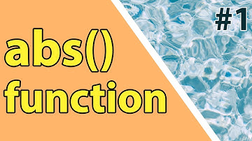 How to use abs function in Python | Python functions made easy