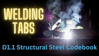 Welding Tabs - D1.1 Structural Steel Codebook