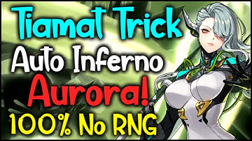Tiamat Trick to 100% Auto Inferno Aurora! Etheria: Restart