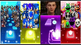 SUPER MEGAMIX DANCE🆚️Sonic🆚️Silen Head🆚️Spider-man🎶 Who will won?