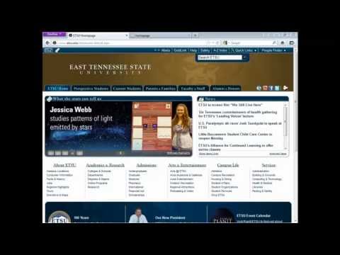 Using Goldlink | ETSU LAUNCH for On Campus Students