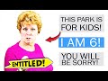 r/EntitledParents - This Karen was EXPOSED as the biggest Hypocrite...