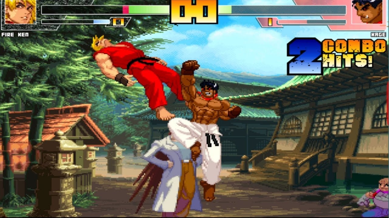 [KOF] FIRE KEN vs KAGE - THE EXCITING FIGHT 💥 - YouTube