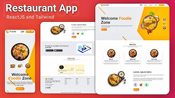 🔥Complete  Responsive Restaurant Website using React and Tailwind CSS || Build and  Deploy