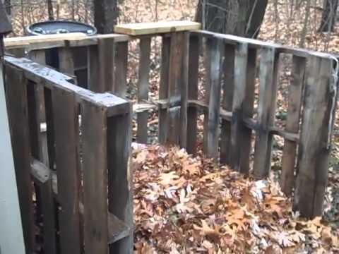 How To Build A Compost Bin From Pallets - DIY Compost Bin 