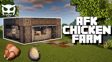 Minecraft: AFK Chicken Farm | Easy Tutorial (1.17+)