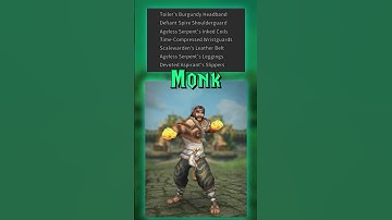 TRANSMOGS -  Monk "Blazing Fist" #worldofwarcraft #transmogs #warwithin