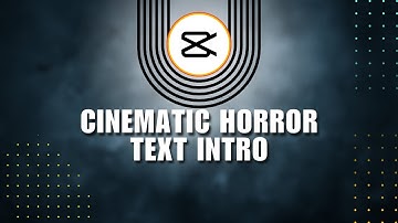 ✅ GUIDE: How to make cinematic horror text intro animation in capcut | How To
