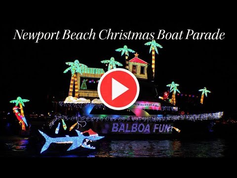 Video: Christmas Boat Parades sa LA at Orange Counties