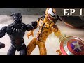 Black panther vs Phage symbiote action figure stop motion /Ak animation studio