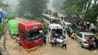 Download Lagu DRAMATIS !!! Kejadian Paling Terburuk Truk Siba Surya Muatan Rahasia Lewati Tikungan Tanjakan Basah MP3