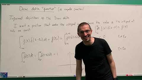 ECE 205 - 19 - The Dirac Delta