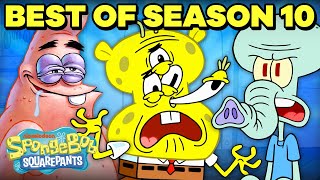 BEST of SpongeBob Season 10! (Part 1) ? | 50 Minute Compilation | SpongeBob SquarePants