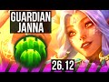 JANNA & Ezreal vs BLITZCRANK & Kai'Sa (SUP) | Guardian | KR Diamond | 26.12