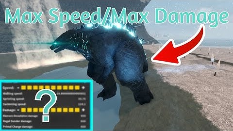 How STRONG is MAX GODZILLA 2019 Kaiju Universe ROBLOX!
