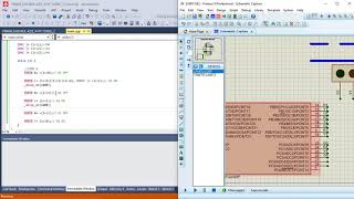 Traffic Light Simulation Using Atmel Studio and Proteus