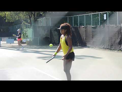 大坂なおみ @東レパンパシフィックオープンテニス 2017/9/9 サーブ練習