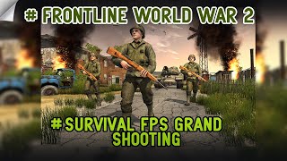 "Game Trailer" Frontline World War 2 FPS Grand Shooting screenshot 1