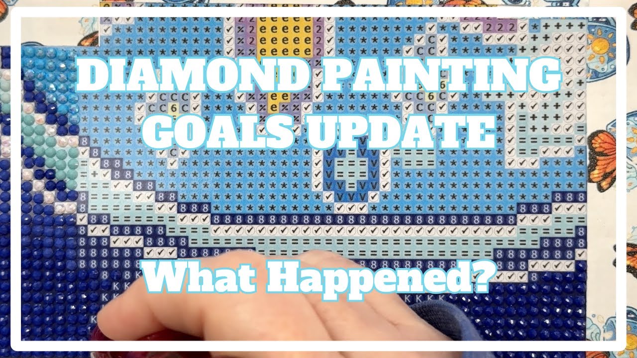 Did I Accomplish Anything?! | Diamond Painting Goals Update - YouTube