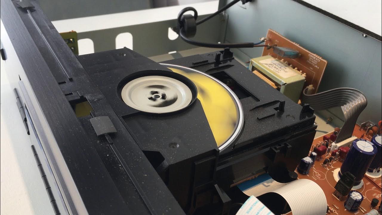 Onkyo DX7511 mechanism, reading but not smooth running (over 20 years