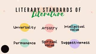 World Literature Introduction - Literature, Importance, Literary Standards, Division of Literature