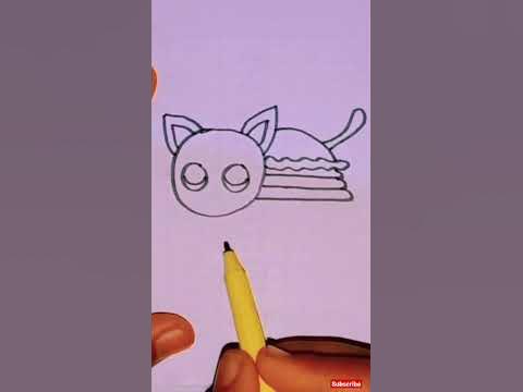 How to Draw a Hamburger Cat🍔 Aphmau MeeMeows #shorts #satisfying - YouTube