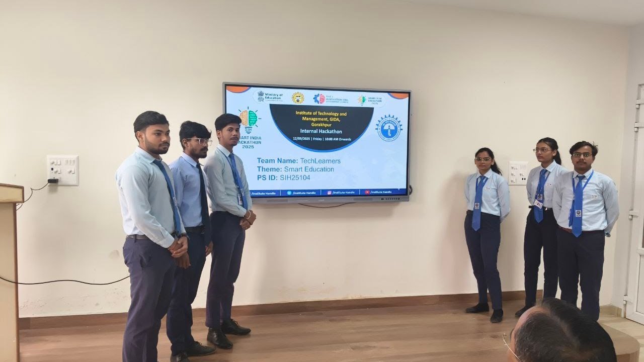 TechLearners SIH 2025 Internal Hackathon #sih2025 #smartindiahackathon2025