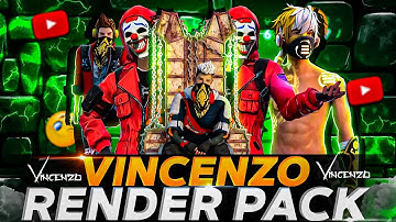 Free Fire 3d Renders Pack | Vincenzo Thumbnail Gfx Pack | @Unic58