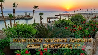 ALBATROS CITADEL RESORT - SAHL HASHEESH 5* Ноябрь 2020 года.Прогулка утром по отелю.